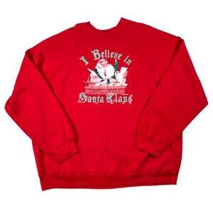 Tultex Red Christmas Sweater | Size 2XL